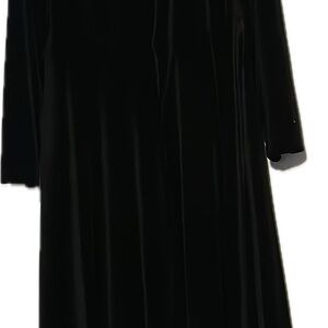 Maison Tara Elegant Black Velvet Maxi Dress 14W